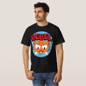 REBEL カートゥーン 猫 セニョール・ガトー™ Tシャツ (正面フル)