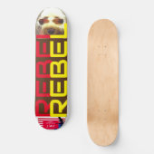 REBEL 8 1/4" スケートボードデッキ (正面)