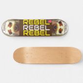 REBEL H P G 8 1/4" スケートボードデッキ (横)