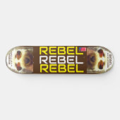 REBEL H P G 8 1/4" スケートボードデッキ (横)