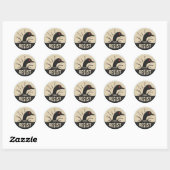 Rebel Loon Headfirst Dive – Resist Badge ラウンドシール (シート)