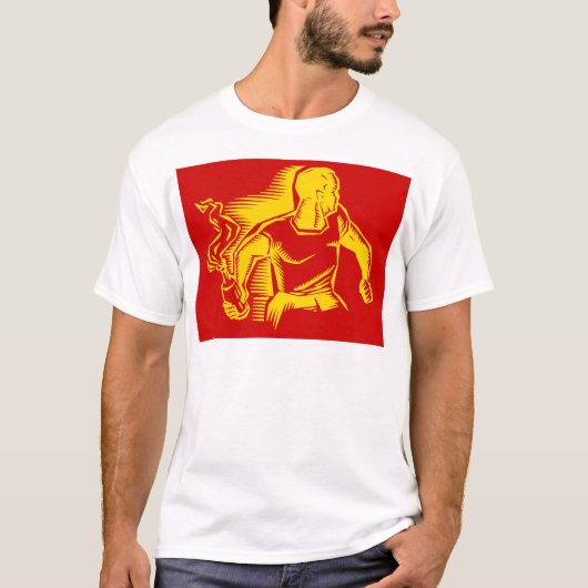 Rebel, Molotov Cocktail, Riots, Communist Style Tシャツ (正面)