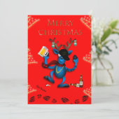 REBEL REINDEER CHRISTMAS CARD -JAILMATECARDS.CO.UK シーズンカード (スタンド正面)