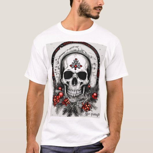 Rebel Skull Rock Festival Tee | Electric Guitars Tシャツ (正面)