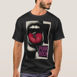 Rebel Tongue: Vintage Punk Statement Tシャツ