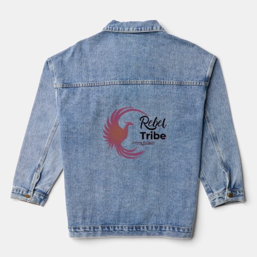 Rebel Tribe Denim Jacket – Phoenix Logo  デニムジャケット (裏面)