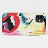 Rebel Yell – アーポップ・アートのトポートレート Case-Mate iPhoneケース (裏面(横))