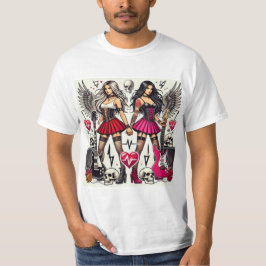 Rebeldía y Amistad: Rock & Roll Sisters Tシャツ