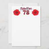 Rebellion 78 グラフィティパンダ 結婚式 招待状 DIY (裏面)