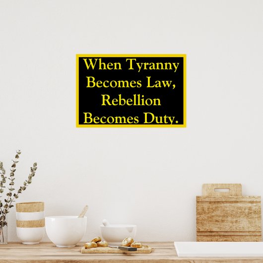 Rebellion Becomes Duty ポスター (キッチン)