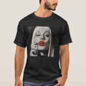 rebellious nun with lipstick, rebellious nun  1 tシャツ (正面)