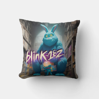 Rebellious Rest: Bigfoot Bunny - Blink 182 Inspire クッション