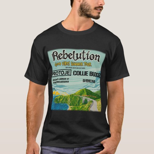 REBELUTION旅行2019年 Tシャツ (正面)