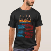 REBELUTION旅行2019年 Tシャツ (正面)