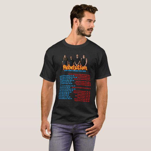 REBELUTION旅行2019年 Tシャツ (正面フル)