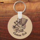 Rebetikoアイコンキーチェーン キーホルダー (正面)