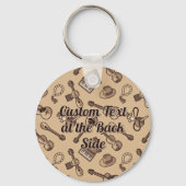 Rebetikoアイコンキーチェーン キーホルダー (裏面)