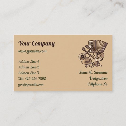 Rebetikoアイコン名刺 名刺 (正面)