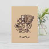 Rebetikoアイコン招待状 招待状 (スタンド正面)