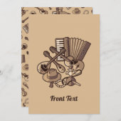 Rebetikoアイコン招待状 招待状 (正面/裏面)