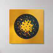 Rebirth – Abstract Circle Of Emergence キャンバスプリント (正面)