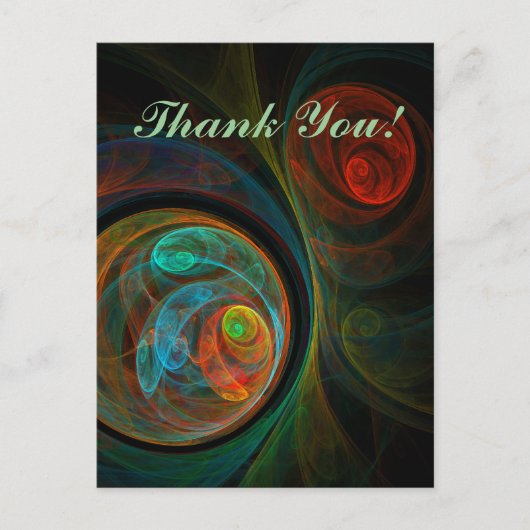 Rebirth Blueありがとうはがき ポストカード (正面)