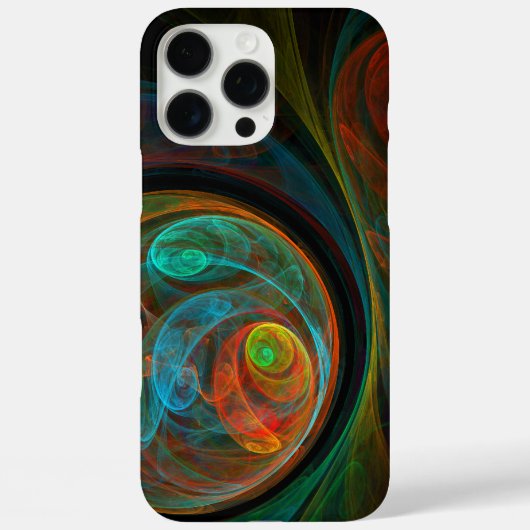Rebirth Blue抽象芸術アートiPhone 6ケース Case-Mate iPhoneケース (裏面)