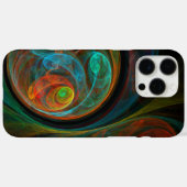 Rebirth Blue抽象芸術アートiPhone 6ケース Case-Mate iPhoneケース (裏面 (横))