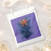 Rebirth. Skeleton with wings rising up フェイバーバッグ (クリップ留めされた状態)