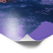 Rebirth. Skeleton with wings rising up フォトプリント (角)