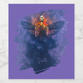 Rebirth. Skeleton with wings rising up ワインラベル (シングルラベル)