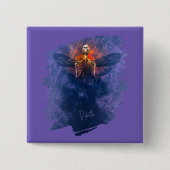 Rebirth. Skeleton with wings rising up 缶バッジ (正面)