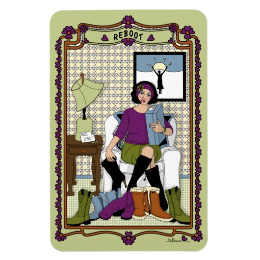 Reboot_A_4x6冷蔵庫 マグネット (縦)