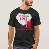 Rebooted in 2019 Heart Attack Survivor Gift Idea _ Tシャツ (正面)