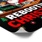 Rebooting Funny Santa's Tech Support Christmas Com ポスター (角)