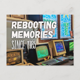 Rebooting Memories – Since 1985 Postkarte ポストカード