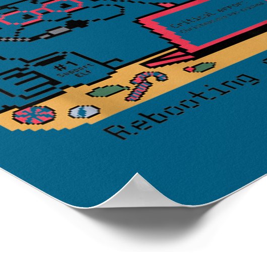 Rebooting Support s Humor Santa Tech ポスター (角)