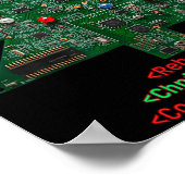 Rebooting The Holidays It Tech Suprt Computer Geek ポスター (角)