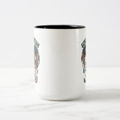 Reborn Nation American Eagle Hatching Flag Egg Tee ツートーンマグカップ (中央)