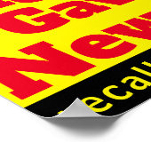 recallgavin2020 2:3比率ヘビーベアポスター ポスター (角)