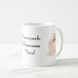 Recargando Glamour Nena Funny Pink Purse Perfume コーヒーマグカップ