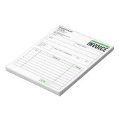 Receipt Books, Invoice Booklet for Small Business ノートパッド (回転)