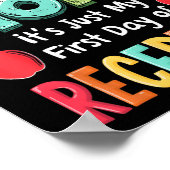 Reception Back To School First Day Of Nursery Rece ポスター (角)