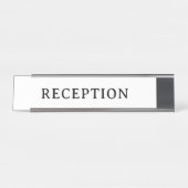 RECEPTION | Professional Modern デスクネームプレート (正面)