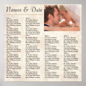 Reception Seating Chart ポスター (正面)