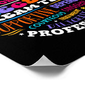 Recess Dream Team Teachers Students Monitor Back T ポスター (角)