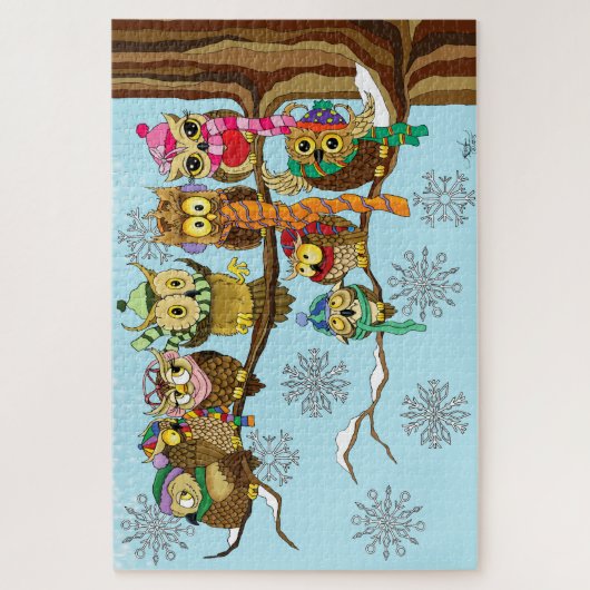 Recess for Owlets ジグソーパズル (縦)