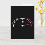 Recession Deflation Fuel gauge カード (黄色い花)