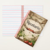 recetario ノートブック (内側)
