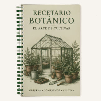 recetario botanico ノートブック